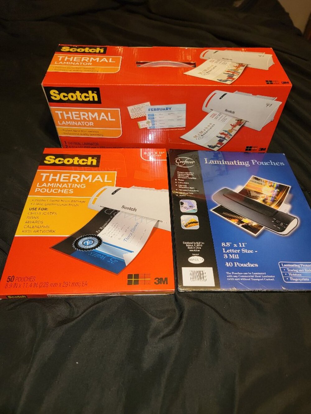 Scotch Thermal Laminator Laminating Machine Office New + 90 Extra Sheets Pouches